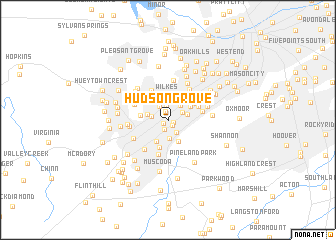 map of Hudson Grove