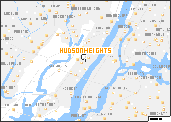 map of Hudson Heights