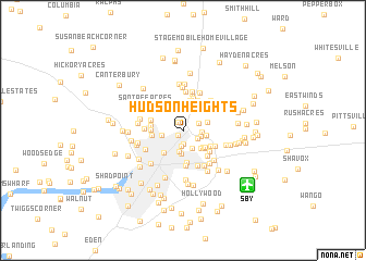 map of Hudson Heights