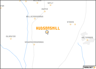 map of Hudsons Mill
