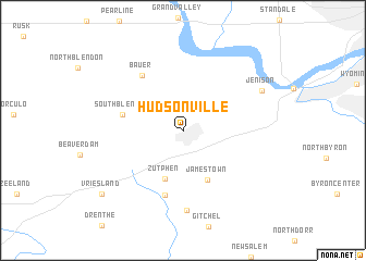 map of Hudsonville