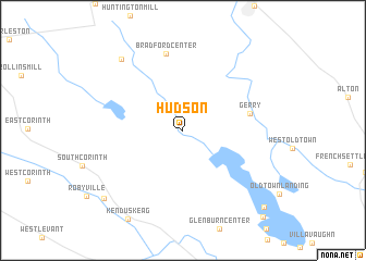 map of Hudson