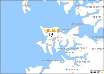 map of Hudson