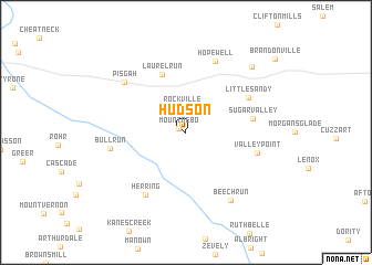 map of Hudson