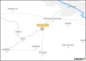 map of Hudson