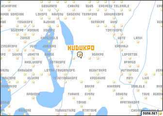 map of Hudukpo
