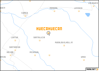 map of Huecahuecan