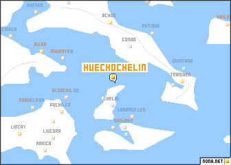 map of Huechochelín