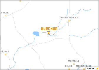 map of Huechún