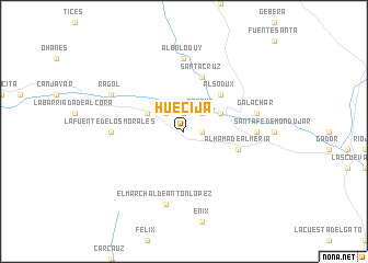 map of Huécija