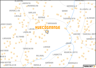 map of Hueco Grande