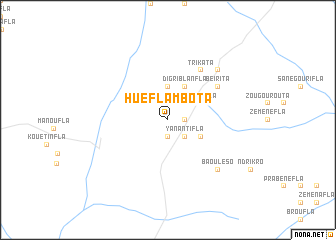 map of Huéflambota