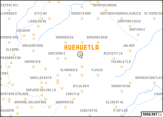 map of Huehuetla