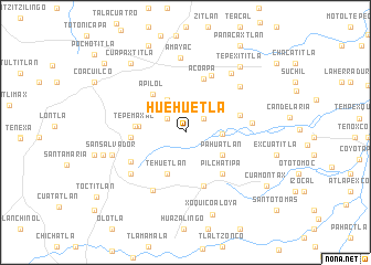 map of Huehuetla