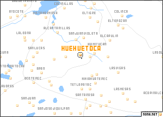 map of Huehuetoca