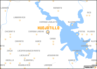 map of Huejotillo