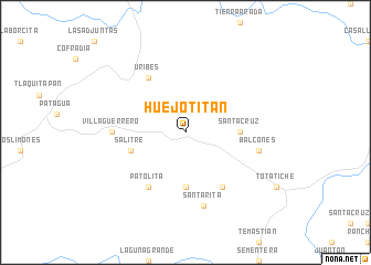 map of Huejotitán