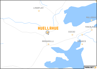 map of Huellahue