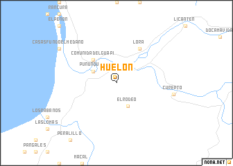 map of Huelón
