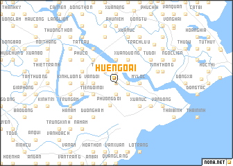 map of Huệ Ngoại