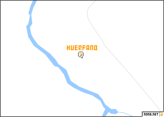 map of Huerfano