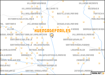 map of Huerga de Frailes