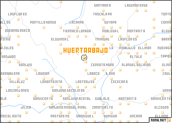 map of Huerta Abajo