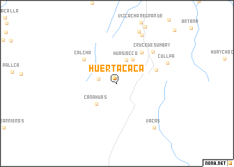 map of Huertacaca