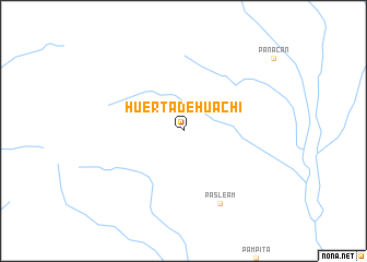 map of Huerta de Huachi