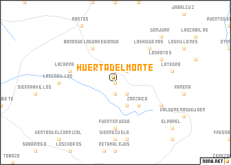 map of Huerta del Monte