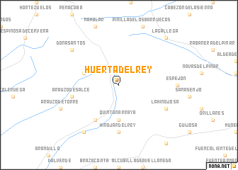 map of Huerta del Rey