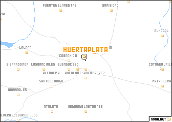 map of Huerta Plata