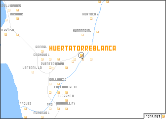 map of Huerta Torre Blanca