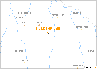 map of Huerta Vieja