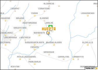 map of Huerta
