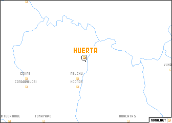 map of Huerta