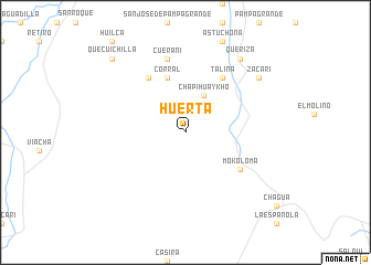 map of Huerta