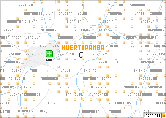 map of Huertopamba