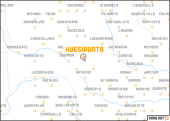 map of Huesipunta