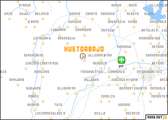 map of Hueto Abajo