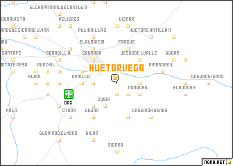 map of Huétor Vega