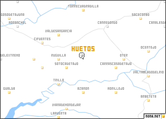 map of Huetos