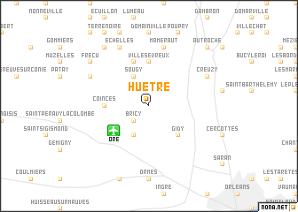 map of Huêtre