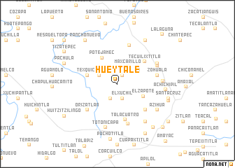 map of Hueytale