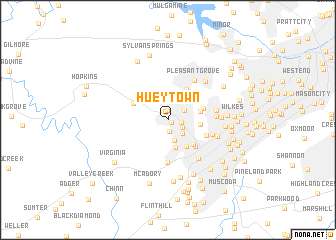 map of Hueytown