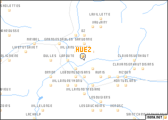 map of Huez