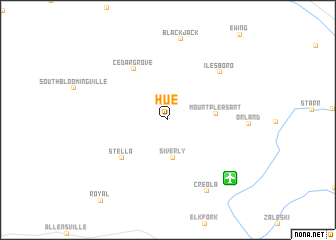 map of Hue