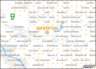 map of Hufenstuhl