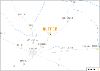 map of Huffer