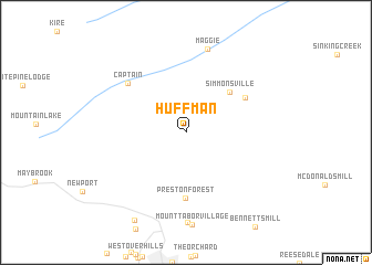 map of Huffman